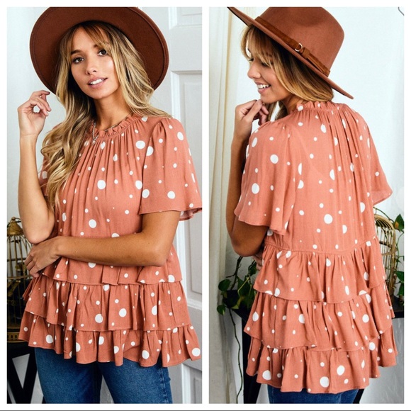 Boho chic tiered tunic top - Picture 2 of 6